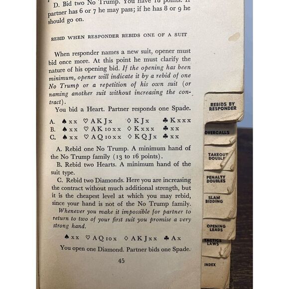 Contract Bridge in a Nutshell. Goren 1952 4.5x7.5" - Picture 4 of 11